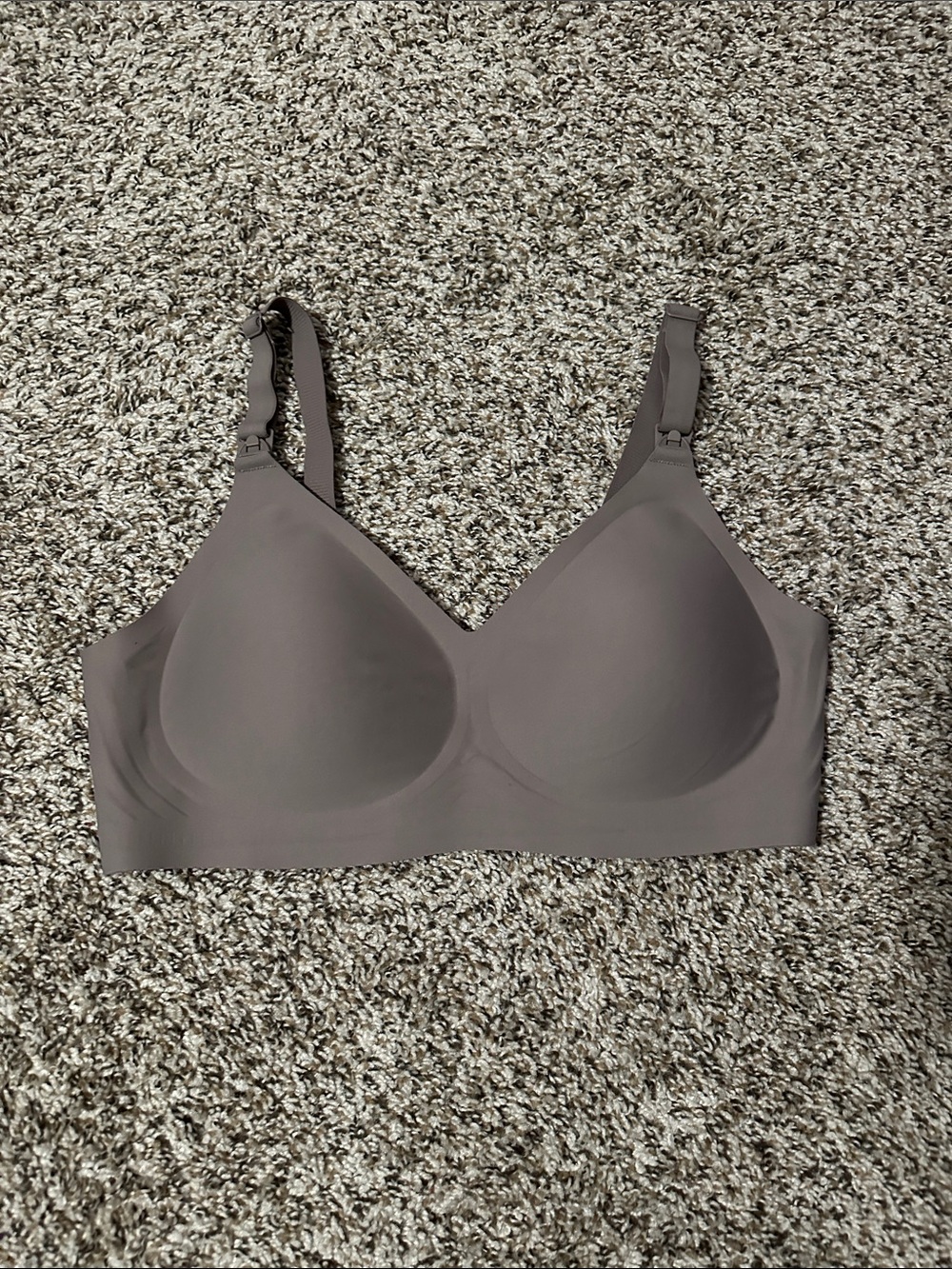 Seamless Wireless Molded Cup  Maternity Bra - Taupe